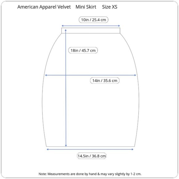 SOLD | American Apparel Black Velvet Mini Skirt - Picture 16 of 16